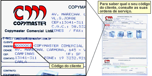 Cdigo do cliente